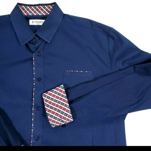 Tomsware Navy blue long sleeve shirt